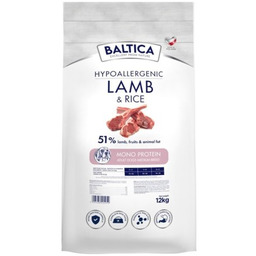 BALTICA NUTRACEUTIC Hypoallergenic Lamb & Rice M 12kg