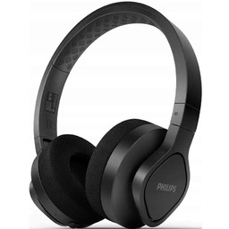 Philips Go słuchawki bezprzewodowe nauszne sportowe czarne TAA4216BK