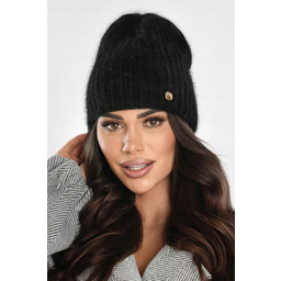 Czapka damska angora  miękka, ciepła P-085 -