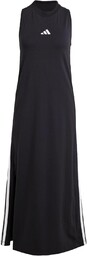 adidas Kobiety ESSENTIALS 3-STRIPES LONG RACERBACK DRESS, Black/White,
