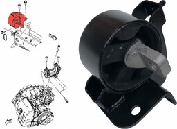 Poduszka skrzyni biegów lewa Chrysler Voyager Town Country