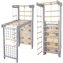 drabinka gimnastyczna Winner Plus szara