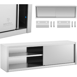 Szafa ścienna gastronomiczna z drzwiami przesuwanymi STAL 200