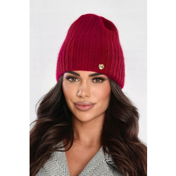 Czapka damska angora  miękka, ciepła P-085 -