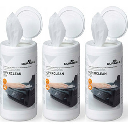 Chusteczki antyelektrostatyczne do plastiku Tuba 100 Sztuk Durable