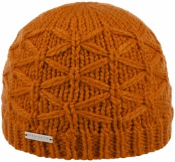 Czapka Dzianinowa Annelie by Seeberger, pomarańczowy, One Size