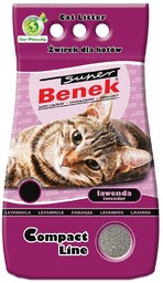 SUPER BENEK Żwirek Compact Lawenda 25l