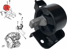 Poduszka skrzyni biegów lewa do samochodu Volkswagen Routan