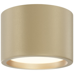 HYDRA lampa sufitowa tuba złota mat H7cm fi10.5cm