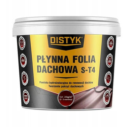 Distyk Płynna Folia Dachowa S-T4 5kg Czarny