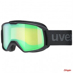 Uvex Gogle narciarskie Elemnt FM czarne-zielone