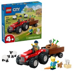 LEGO CITY 60461 Czerwony traktor z przyczepą