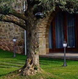 Stojąca LAMPA zewnętrzna Vasco K-6007A/L czarny Kaja ogrodowa