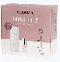 NEONAIL Zestaw do manicure hybrydowego + mini lampa