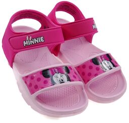 Sandały piankowe MYSZKA MINNIE DM009999 rzepy