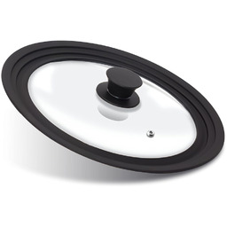 Pokrywka szklana silikonowa uniwersalna 28/30/32 cm