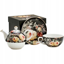 Zestaw Tea For One Porcelanowy Dzbanek 450 ml