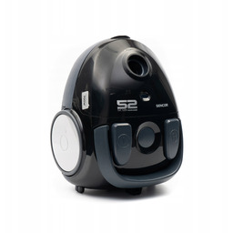 Odkurzacz Workowy Sencor Mały Kompaktowy Metalowe Teleskopowe Czarny