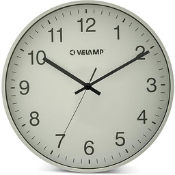 Okrągły zegar ścienny kwarcowy o średnicy 30 cm,