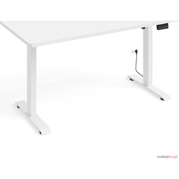 Biurko elektryczne BIMOTION 1S Biały, Biały, 140x70cm