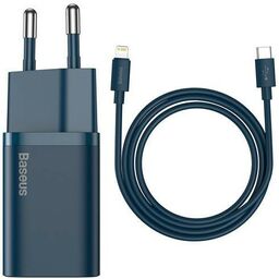 Baseus Ładowarka sieciowa Super Si USB-C 20W +
