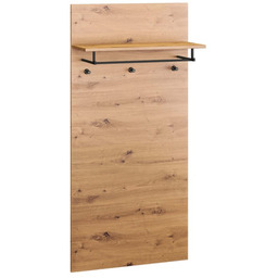 Wieszak loftowy NEVIO 15 dąb artisan/czarny