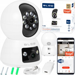 Kamera Wifi Ip 6MP 2 Obiektywy Tuya Smart