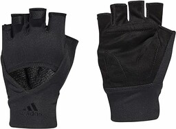 Adidas, Rękawice treningowe, czarne, M, damskie