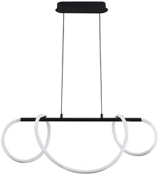 Lampa wisząca EMMA LED 38W 230V 4000K czarna