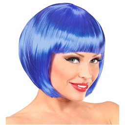 Niebieska peruka Chanel