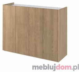 Komoda EASY 02 Dąb scandi + biały połsyk