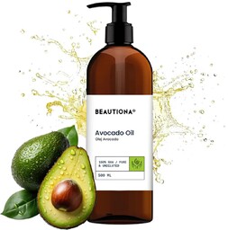 Olej Avocado Beautiona Naturalny Regenerujący Awokado Z Dozownikiem