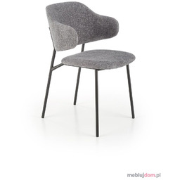 Krzesło K-497 Halmar Jasny popiel - czarny