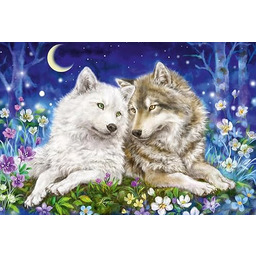 Kuschelige Wolfsfreunde: Kinderpuzzle Standard 200 Teile