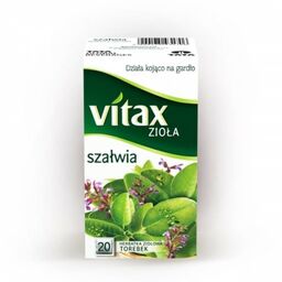 Vitax Zioła Szałwia Ex20 herbata ekspresowa ziołowa