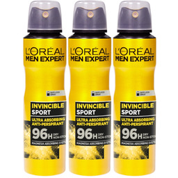 L''Oreal Men Invincible Sport Antyperspirant W Sprayu