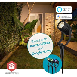 Nedis Lampa zewnętrzna ZBLOS10RGBW3 Smartlife RGB Zigbee 3.0