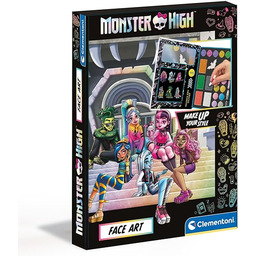 Clementoni Monster High Face Art-Box, Zestaw Do Makijażu