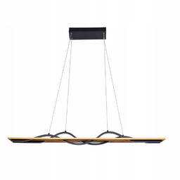 Lampa Sufitowa Wisząca Led Conato 35W Czarna Nowoczesna