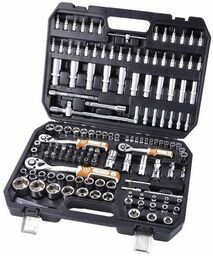 Kpl kluczy nasadowych 151 szt. 1/4" +