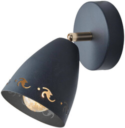 Candellux Przyścienna lampa Coty 91-67159 regulowana metalowa czarna