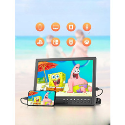 ODTWARZACZ SAMOCHODOWY DVD PRZENOŚNY WIDEO MONITOR SŁUCHAWKI ARAFUNA