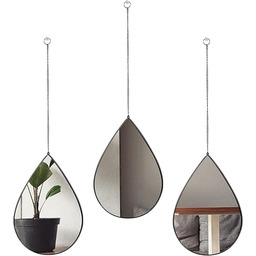 DECANIT Czarne lustra do dekoracji ścian lustra