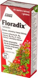Floradix Żelazo i Witaminy, 84 tabletki