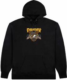 bluza męska THRASHER (ANTI HERO) EAGLEGRAM HOOD Black