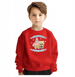 Bluza Dziecięca Młodzieżowa Spongebob Kanciastoporty 104