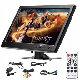 Ekran Cctv 10.1" Hd Wsparcie 1080P Montaż Ścienny