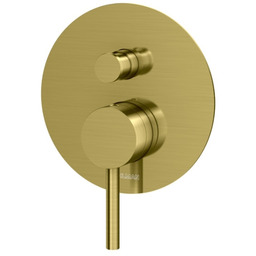 Kohlman Axel Brushed Gold podtynkowa bateria wannowo-prysznicowa