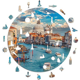 Iconic Puzzles - Natura Drewniane puzzle, wielokolorowe, S,