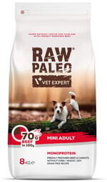 Raw paleo Ultra Beef Mini Adult 8 kg